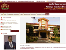 Tablet Screenshot of kvbhusawal.com
